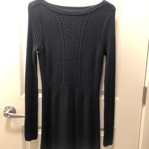 Navy Blue Sweater Dress